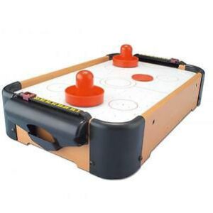 Mini Air Hockey Green Edition 35 cm gioco ludico da tavolo Idea regalo bambino