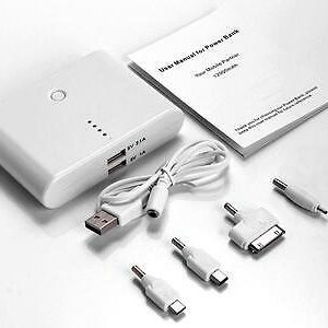 Caricabatterie Esterna 12000 mah Portatile moto cellulare compatibile Iphone
