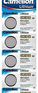 5x PILE BATTERIE PILA CAMELION LITHIUM LITIO PHOTO CR 2016 CR2016 3V 3 VOLT