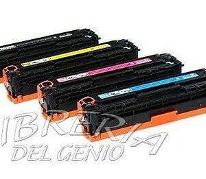 set 4 TONER PER HP LASERJET PRO CP 1525 CP1525N CP1525NW CM1415FN CM1415FNW 128A