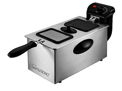 FRIGGITRICE INOX ELETTRICA PROFESSIONALE AEG FR-3587 VASCA 3L FRITTURE da 3 L
