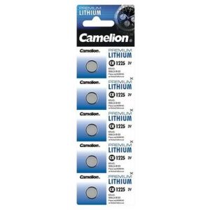 5 PILA BATTERIA CAMELION LITHIUM LITIO ULTRA 1225  DL1225A CR1225 EL1225 CR-1225