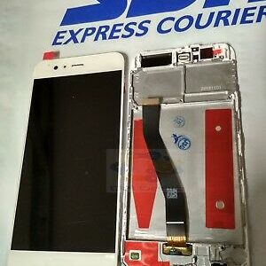 DISPLAY LCD TOUCH SCREEN CON TELAIO FRAME ORIGINALE HUAWEI P10 BIANCO VTR-L0