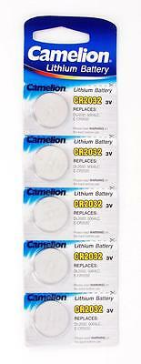 5 BATTERIE AL LITIO 3 VOLT BOTTONE IEC TYP CR2032 DL20 BATTERIA 3V CR 2032 DL 20