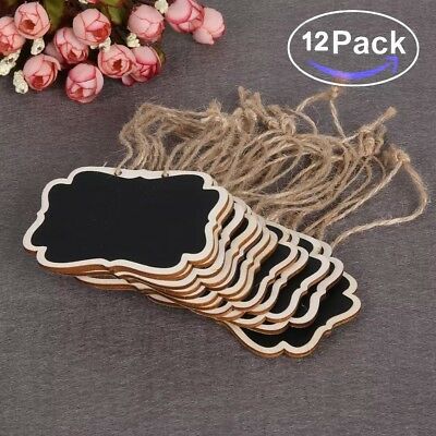 12pz Mini Lavagnetta Segnaposto Portamemo Per Nozze Matrimonio Tavola Caffeteria - immagine 3