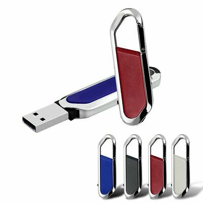 PORTACHIAVE A MOSCHETTONE 64GB USB PENDRIVE PEN DRIVE chiavetta chiave memoria - immagine 4