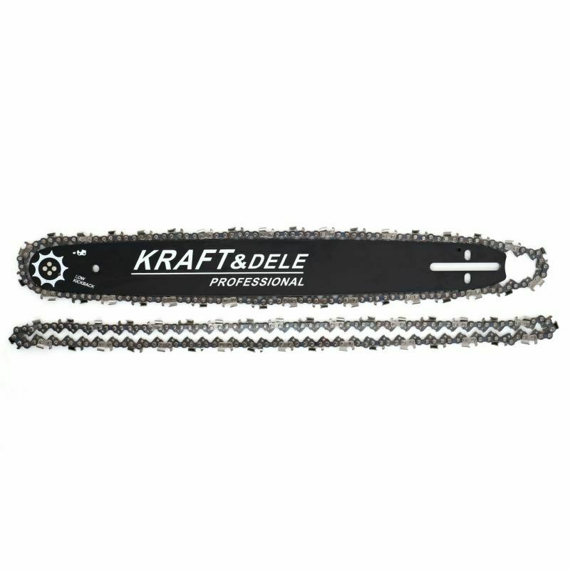 Lama e barra per motosega 45 cm con catena di ricambio moto sega 450 mm - immagine 7