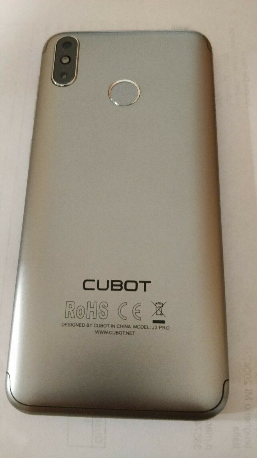 Smartphone Cubot J3 Pro 1GB Ram 16GB Rom Android GO Display 5.5" Dual SIM LTE 4G