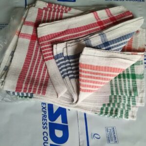 stock ASCIUGAMANI CASA SET 12 STRACCI PANNO DI COTONE DA CUCINA FIBRA 3 x colore