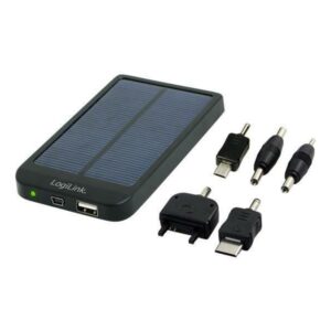 Power Bank LogiLink Caricabatterie Solare fotovoltaico Tablet/Smartphone moto