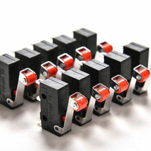 10 x Microswitch leva con rotella miniatura pulsante fine corsa 1A 250 V SPDT