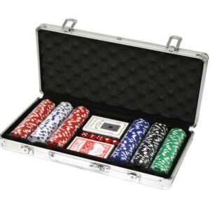 VALIGGETTA Jeu De Poker À 300 Jetons Avec Malette En Alu (11.5 Gr. Chips Deluxe)