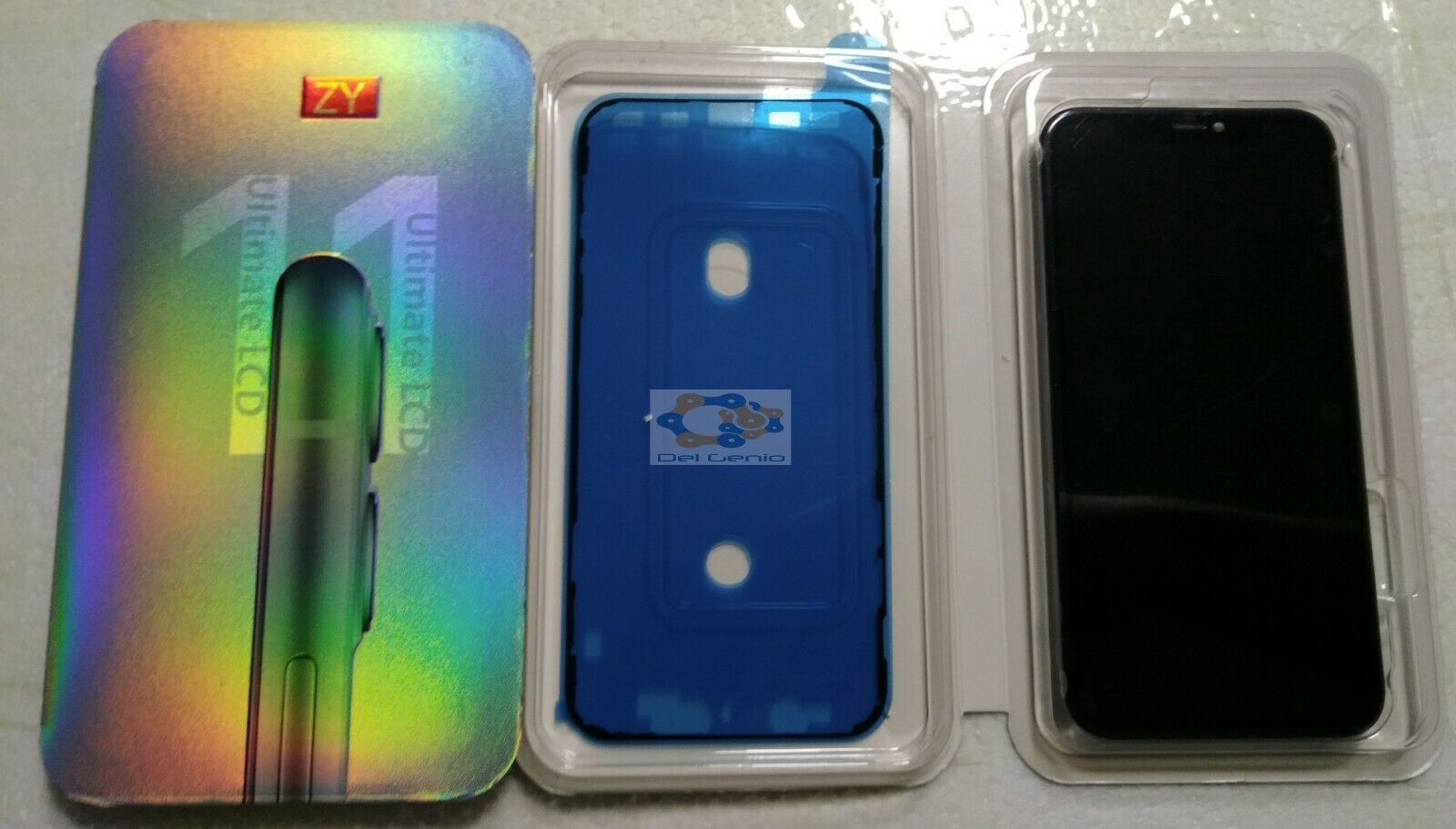 TOUCH SCREEN LCD DISPLAY RETINA COMPATIBILE PER APPLE IPHONE 11 VETRO NERO - immagine 2