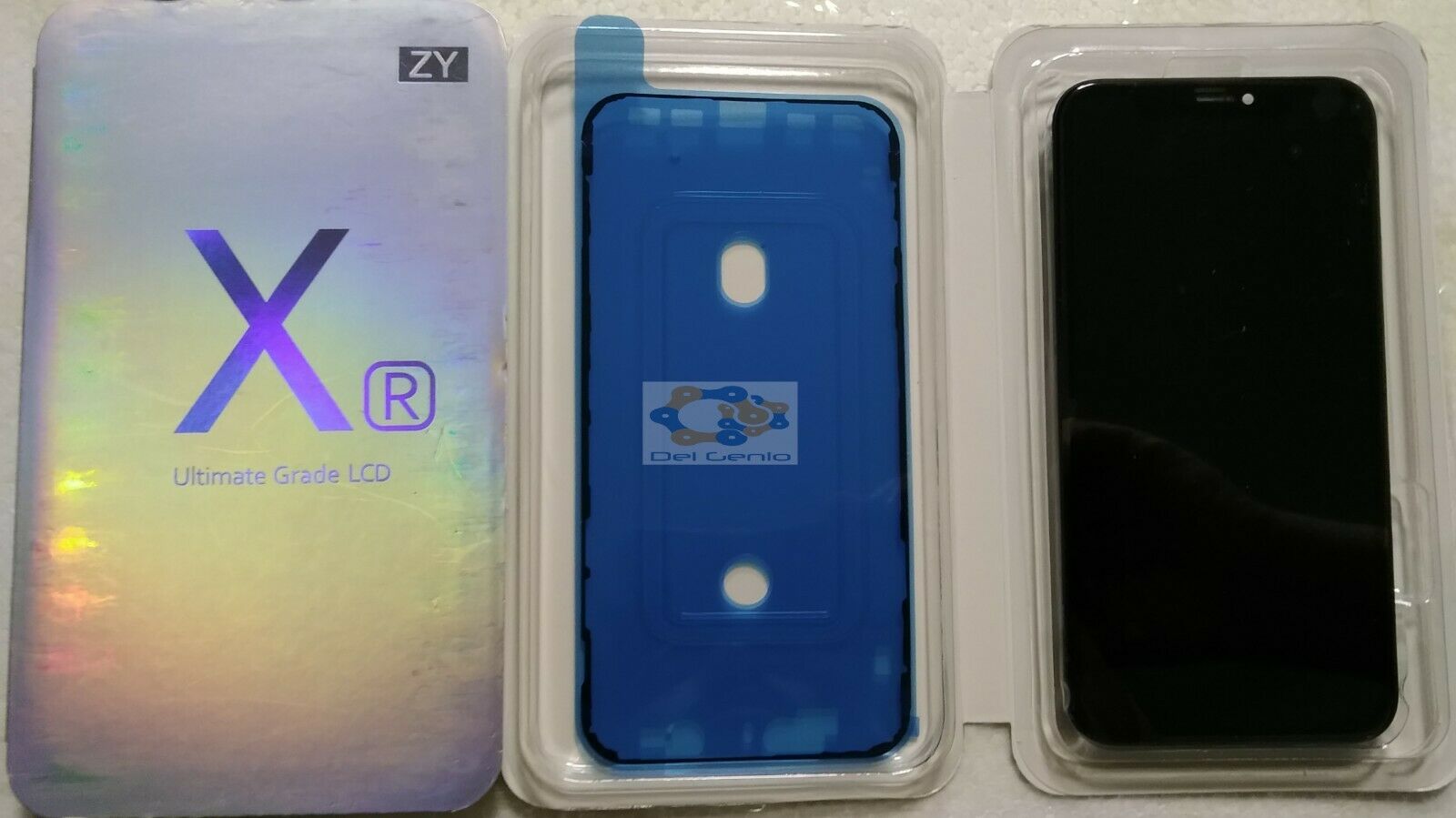 DISPLAY LCD OLED APPLE IPHONE XR A1984 A2105 TOUCH SCREEN SCHERMO VETRO PANNELLO