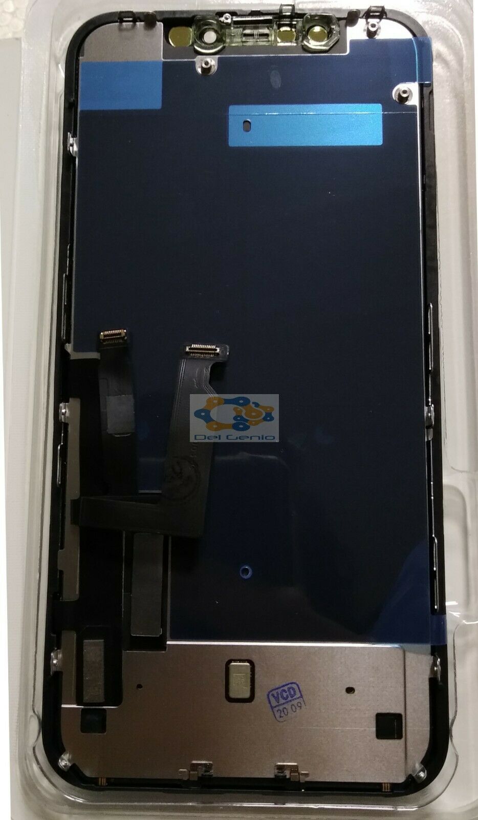 COMPATIBILE PER APPLE IPHONE XR SCHERMO DISPLAY CON LCD TOUCH SCREEN FRAME NERO - immagine 3
