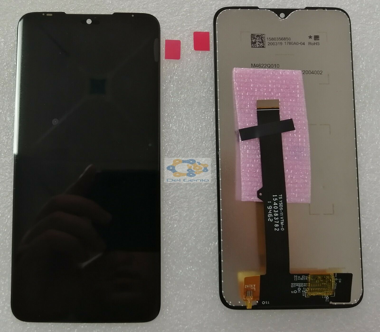DISPLAY MOTOROLA ONE MACRO XT-2016 XT2016 NERO LCD + TOUCH SCREEN SCHERMO VETRO - immagine 2