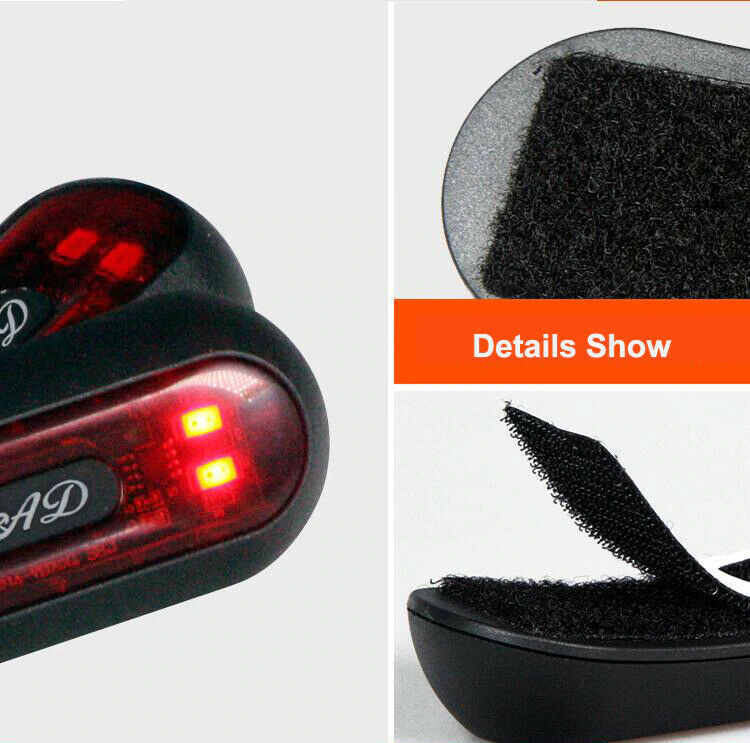LUCE FARO A LED DA TESTA CASCO 4 LED ADATTO PER MOTO MONOPATTINO EBIKE E-BIKE - immagine 4