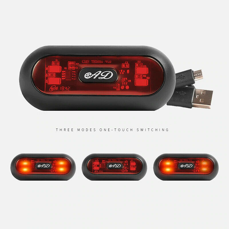 LUCE RICARICABILE FARO A LED DA TESTA CASCO PER MOTO MONOPATTINI SCOOTER BICI - immagine 3