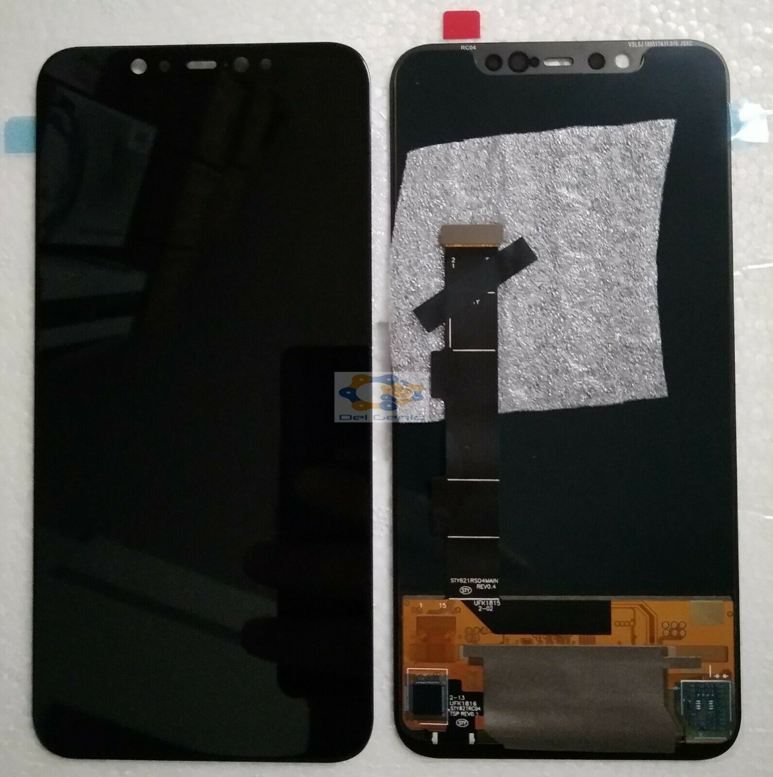 DISPLAY LCD OLED XIAOMI MI8 MI 8 M1803E1A M1803E1C TOUCH SCREEN SCHERMO VETRO