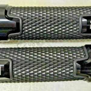 Manopole manubrio per Yamaha XSR 900 / XSR 700 LG6 nero 22mm grip pazzesco