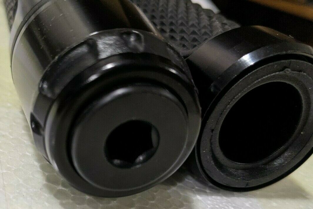 Manopole manubrio per Yamaha XSR 900 / XSR 700 LG6 nero 22mm grip pazzesco - immagine 3
