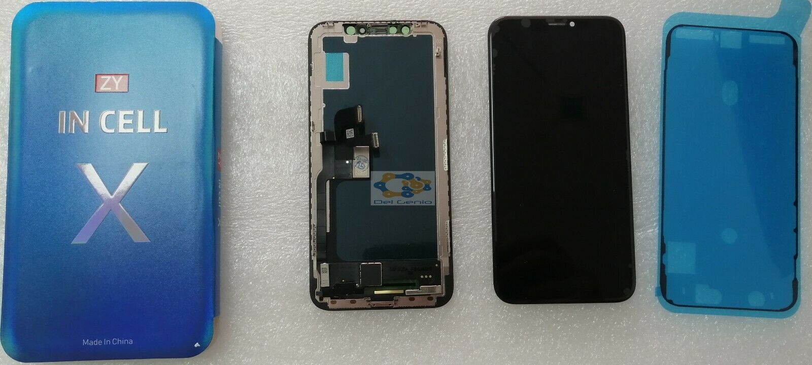 TOUCH SCHERMO LCD DISPLAY VETRO TFT INCELL PER APPLE IPHONE X PARI ALL'ORIGINALE