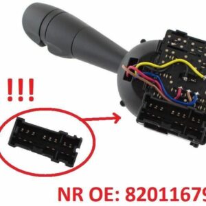 DACIA DOKKER DUSTER LOGAN II LODGY INTERRUTTORE COMANDO DEVIO LUCI 82 01167988