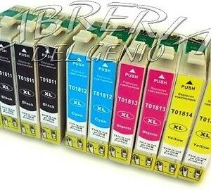 KIT 10 CARTUCCE COMPATIBILI PER STAMPANTE EPSON-EXPRESSION HOME XP102 XP-102 XP
