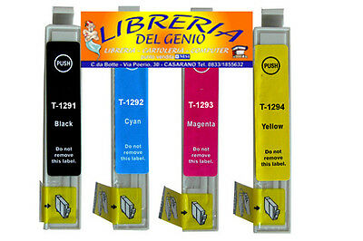 10 CARTUCCE per SX235W SX430W SX435W SX440W SX491 T1292 T1293 T1294 con chip +