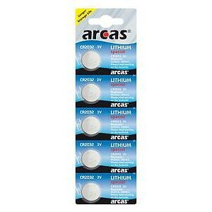 5 BATTERIA AL LITIO 3 VOLT BOTTONE IEC TYP CR2032 DL20 3V CR 2032 DL 20 ACARS