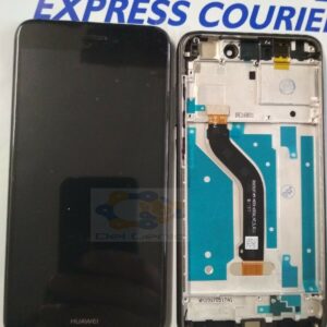 TOUCH SCREEN DISPLAY LCD FRAME HUAWEI P8 LITE 2017 PRA-LX1 ORIGINALE NERO BK