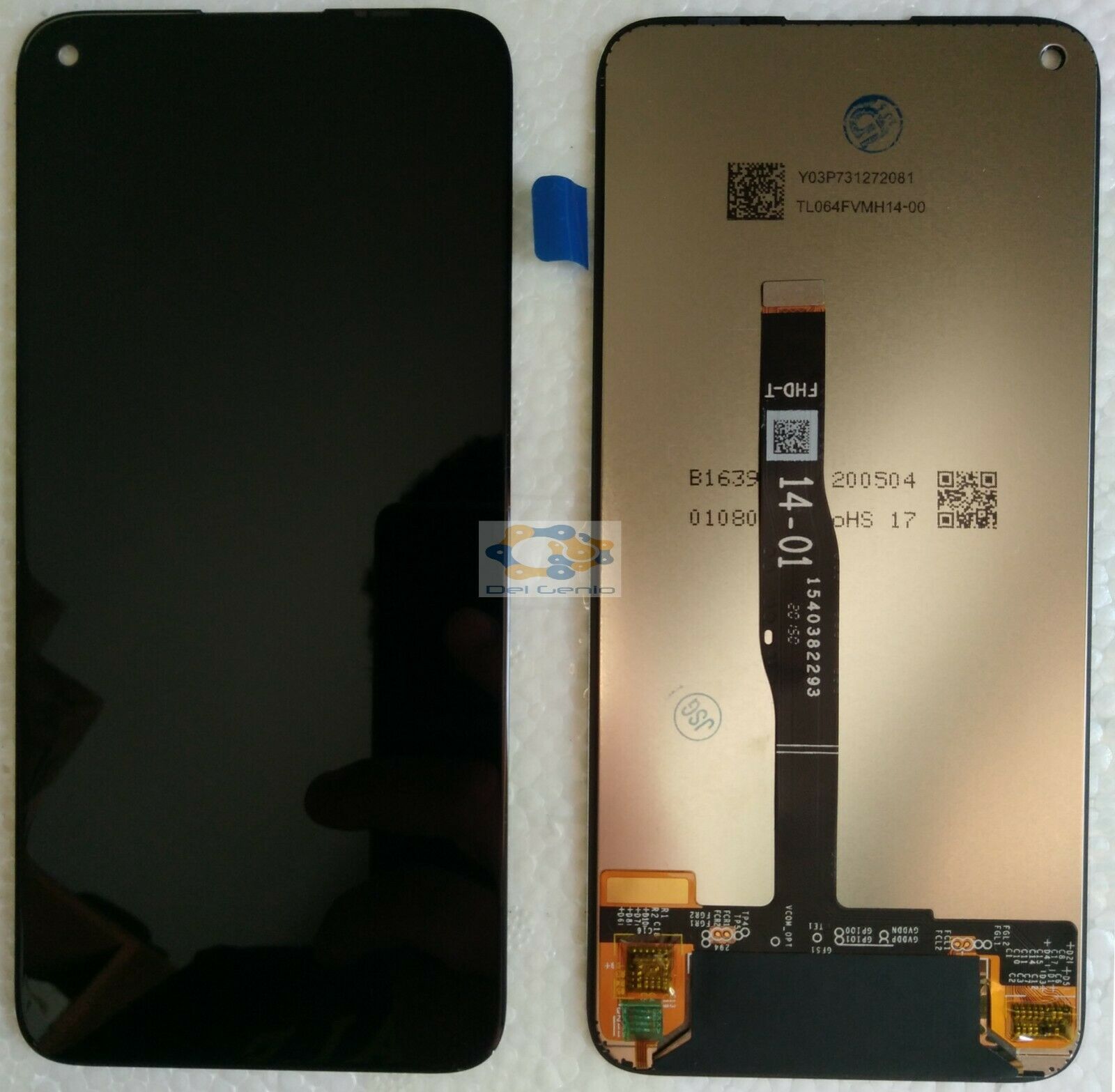 VETRO DISPLAY LCD TOUCH SCREEN PER HUAWEI P40 LITE NERO JNY-L21A NOVA 7i JNY-LX2