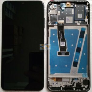 TOUCH SCREEN SCHERMO HUAWEI P30 LITE LCD DISPLAY VETRO FRAME TELAIO NERO MAR-LX1