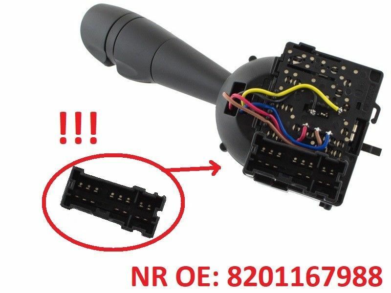 DACIA DOKKER DUSTER LOGAN II LODGY INTERRUTTORE COMANDO DEVIO LUCI 8201167988