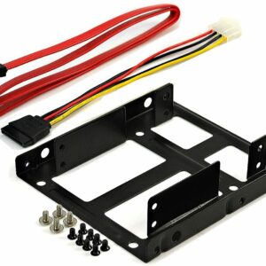 CASSETTO ADATTATORE HDD 3,5 PER 2X2,5 HARD DISK/SSD CON CAVO SATA HL-SD3