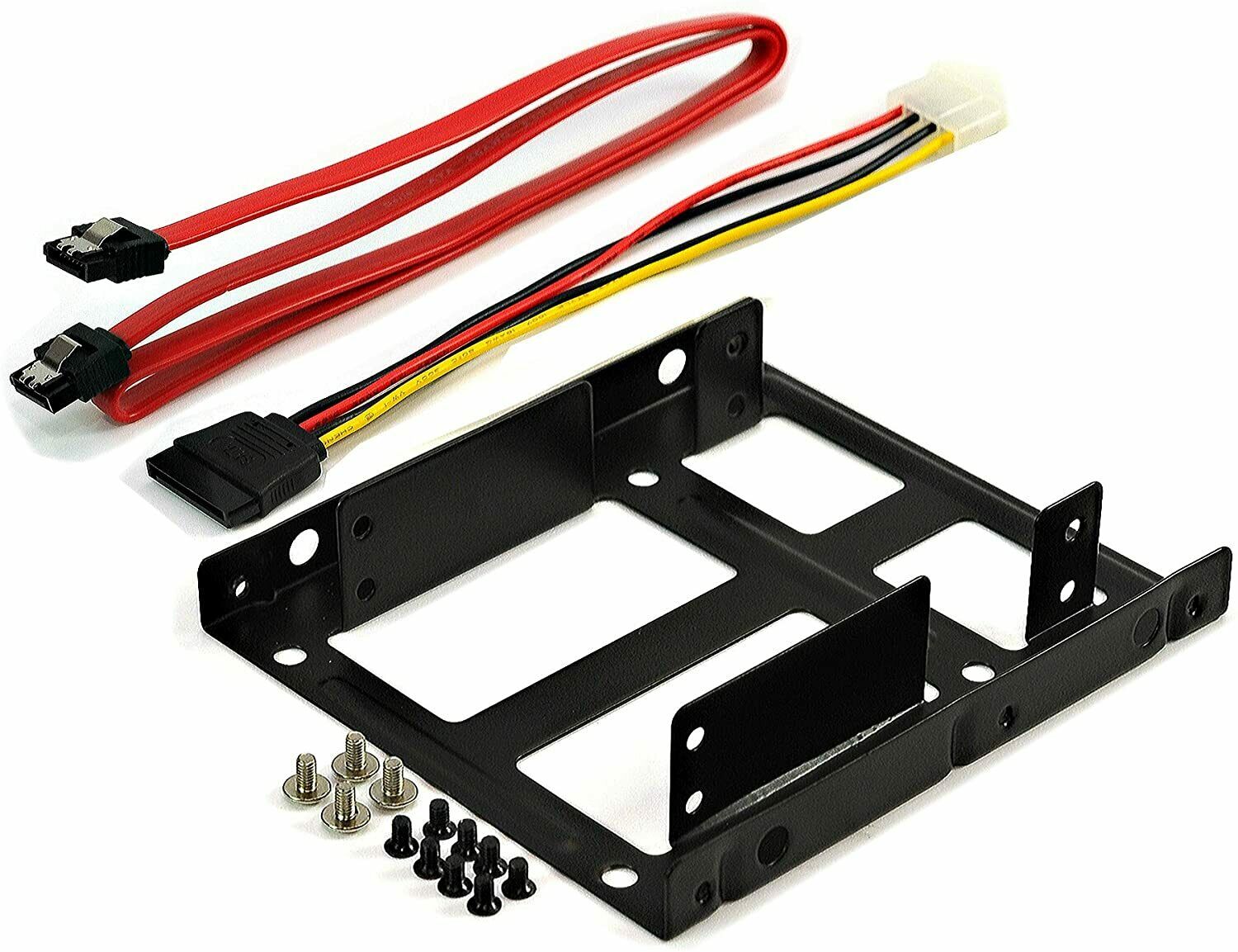 CASSETTO ADATTATORE HDD 3,5 PER 2X2,5 HARD DISK/SSD CON CAVO SATA HL-SD3