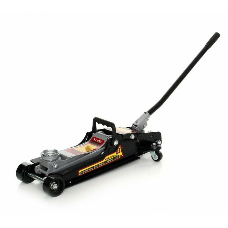 CRICK IDRAULICO 2.5 T CARRELLO SOLLEVATORE BASSO PROFESSIONALE CRIC TONNELLATE - immagine 2