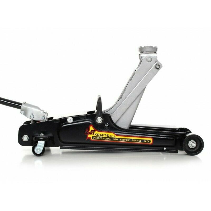 CRICK IDRAULICO 2.5 T CARRELLO SOLLEVATORE BASSO PROFESSIONALE CRIC TONNELLATE - immagine 4