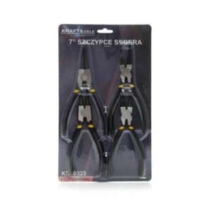 SET 4 PINZE FERMI ANELLI INTERNI ESTERNI AD ALLARGARE STRINGERE SEEGER SEGER 175