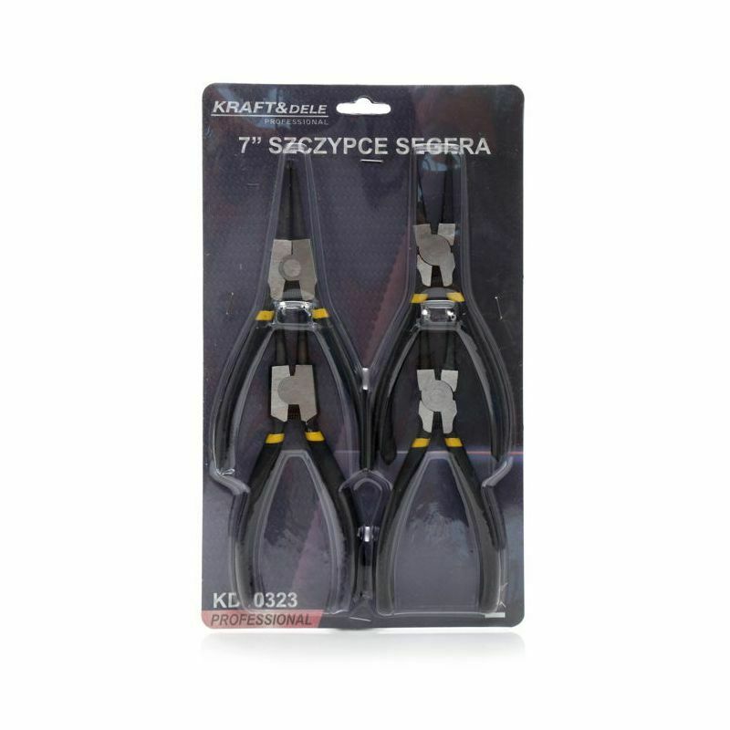SET 4 PINZE FERMI ANELLI INTERNI ESTERNI AD ALLARGARE STRINGERE SEEGER SEGER 175