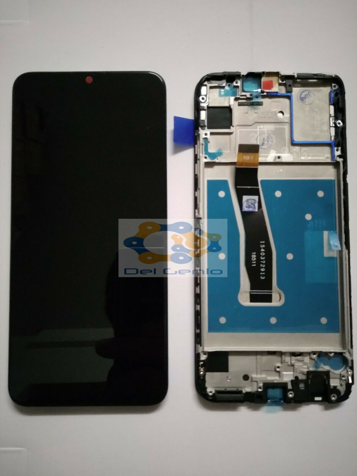 Display lcd touch schermo vetro con frame originale per Huawei P Smart 2019 NERO