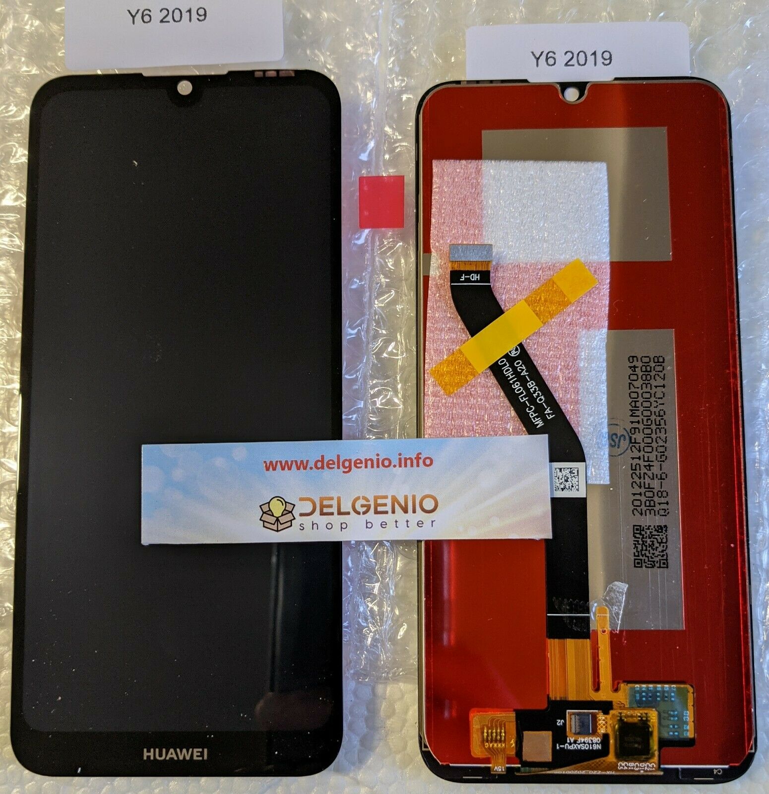 DISPLAY LCD HUAWEI Y6 2019 MRD-LX1 LX2 TOUCH SCREEN SCHERMO MONITOR VETRO NERO
