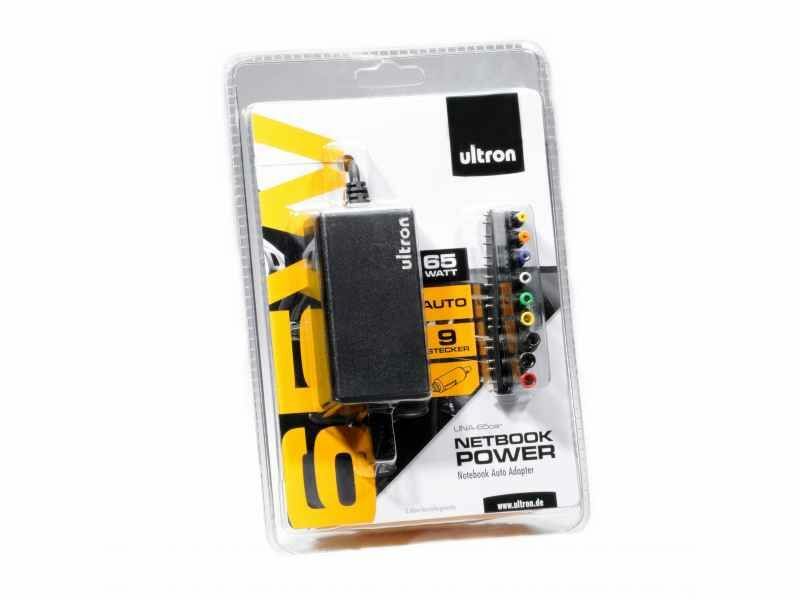 Alimentatore perauto Notebook ultron UNACAR Universal 65W 19V ACER SAMSUNG ASUS