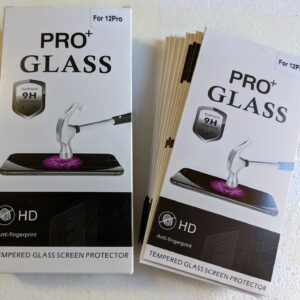 LOTTO 10 QTY Pellicola Vetro Temperato 9H per iPhone 11 12 PRO 12 MINI MAX
