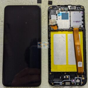 DISPLAY LCD COMPLETA SAMSUNG GALAXY A20E SM A202F TOUCH SCHERMO CON FRAME NERO