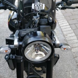 SCHERMO CUPOLINO PARABREZZA FLY PER YAMAHA XSR 155 250 300 700 900 NERO