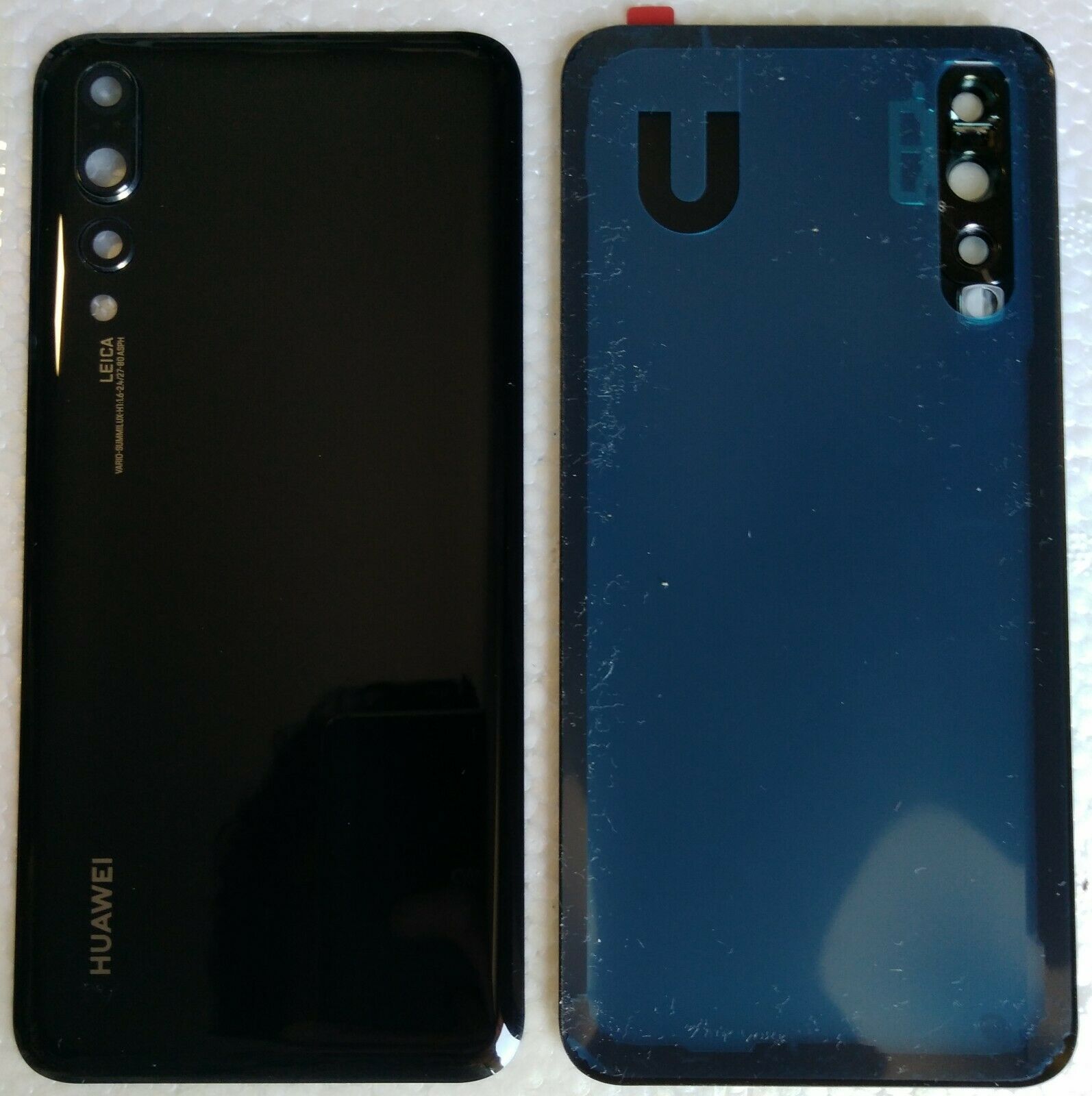 VETRO POSTERIORE SCOCCA BACK COVER COPRI BATTERY HUAWEI P20 PRO NERO CLT-L09