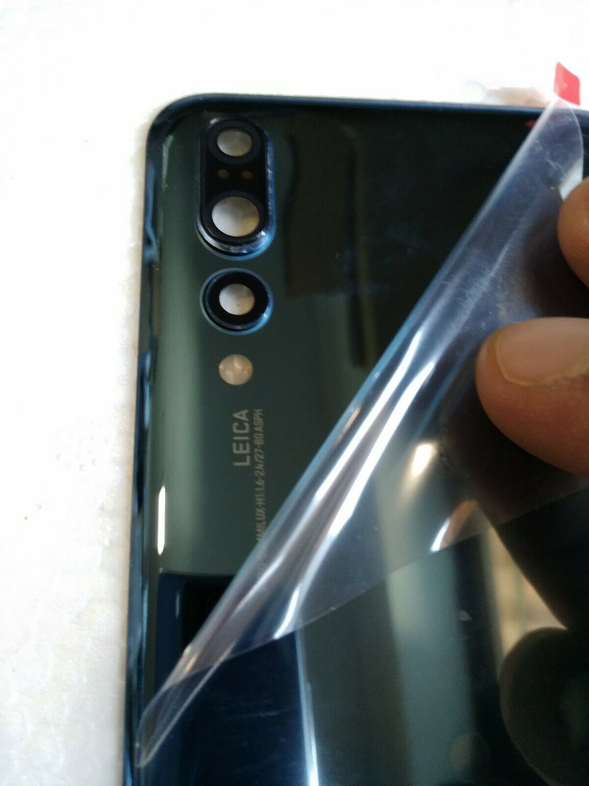 VETRO POSTERIORE SCOCCA BACK COVER COPRI BATTERY HUAWEI P20 PRO MIDNIGHT BLUE - immagine 5