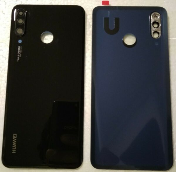 VETRO POSTERIORE BACK COVER COPRI BATTER HUAWEI P30 LITE NERO MIDNIGHT BLACK