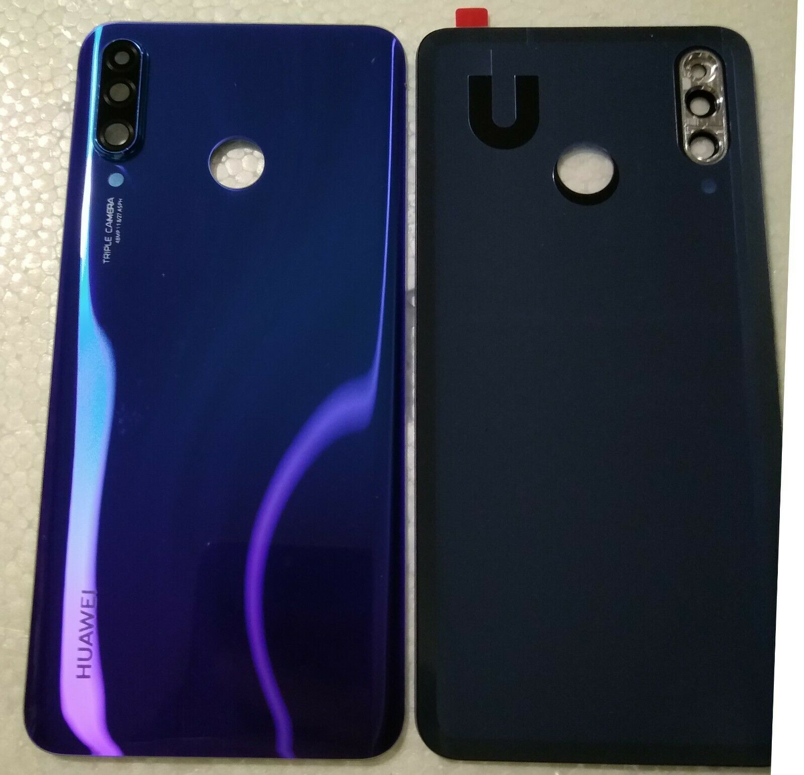 BACK COVER SCOCCA POSTERIORE COPRI BATTERY HUAWEI P30 LITE AURORA BLU MAR-LX1M